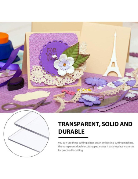 Mats de Corte Acrílicos BENECREAT 19.05x15.24 cm 3mm y 5mm