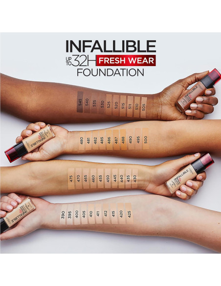 Base de Maquillaje L'Oreal Paris Infallible 520 Sienna 29.57 ml