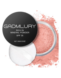 Rubor Mineral en Polvo Gadmlury FPS 35 Rosa Brillante 10g