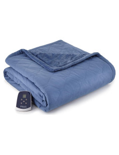 Manta Térmica Eléctrica Shavel 216x168 cm Azul Cadete