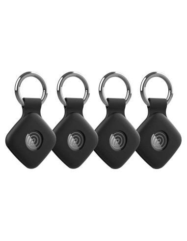 4 Fundas de Silicona para Rastreador Tile Mate 2024 - Negro