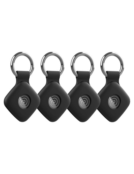4 Fundas de Silicona para Rastreador Tile Mate 2024 - Negro