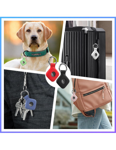 4 Fundas de Silicona para Rastreador Tile Mate 2024 - Negro