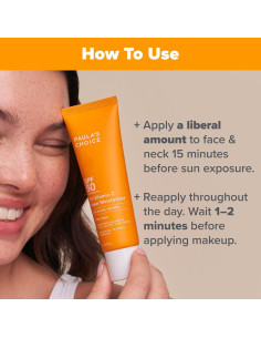Protector Solar Paula's Choice SPF 50 con Vitamina C 56.7g 2