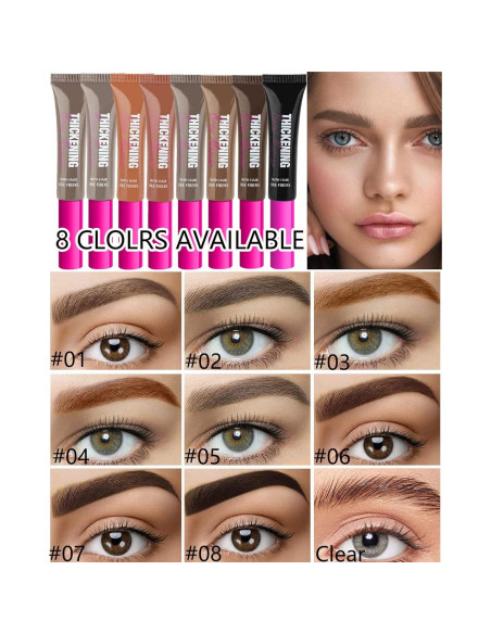 Kit de Gel para Cejas LYSdefeu - Tinte y Fijación Transparente