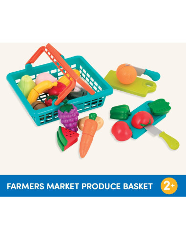 Juego de Comida de Juguete Battat 37 Pcs para Niños 3+