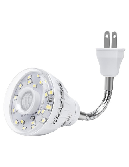 Luz Nocturna LED con Sensor de Movimiento DEKELIY 5W Blanca