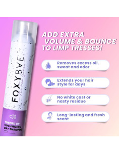 Champú Seco FoxyBae Turned Up 198.4g - Voluminizador con Biotina 2