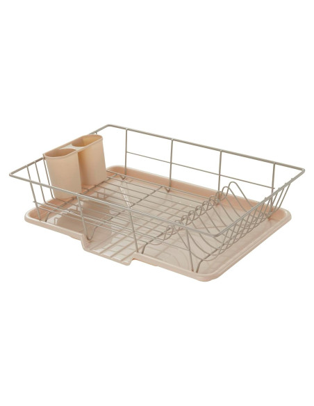 Escurridor de Platos 3 Piezas Sweet Home Beige - Organizador de Cocina