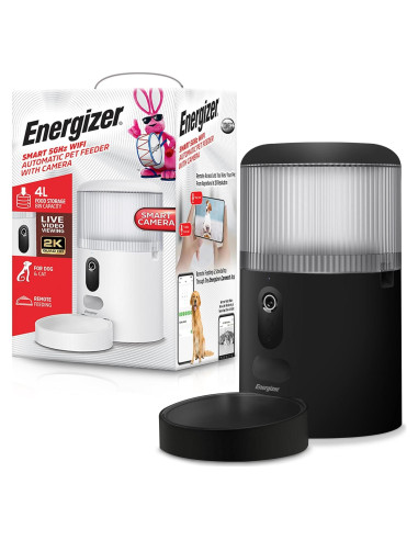 Comedero Inteligente Energizer 4L con Cámara 2K y Wi-Fi