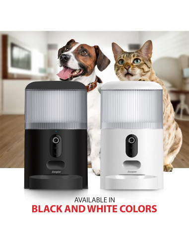 Comedero Inteligente Energizer 4L con Cámara 2K y Wi-Fi