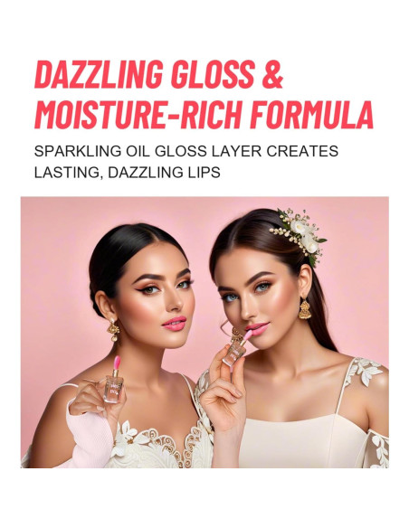 Aceite de Labios Cambiante HUDABABY - Hidratante y Brillante Aceite de Labios Cambiante HUDABABY - Hidratante y Brillante