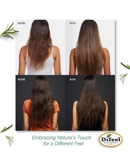 Aceite Capilar Difeel Romero y Menta 355 ml con Biotina