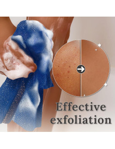 Esponja de Baño Exfoliante MyHomeBody Set de 3 Colores 2