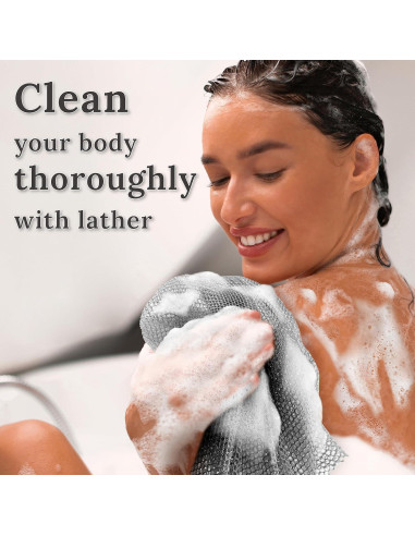 Esponja de Baño Exfoliante MyHomeBody Set de 3 Colores