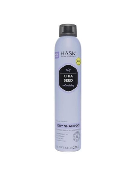 Champú Seco Voluminizador HASK Semilla de Chía 230g