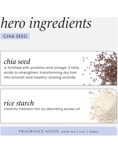 Champú Seco Voluminizador HASK Semilla de Chía 230g