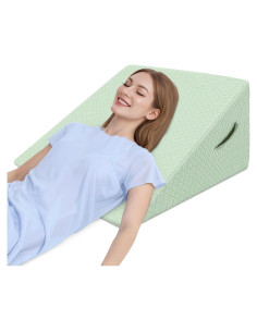 Almohada en Cuña COOLBEBE 30.48 cm Espuma Viscoelástica Verde