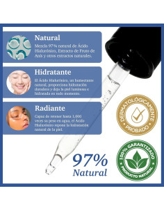 Suero Facial Hidratante Purifect 30ml Ácido Hialurónico Vitamina E 2