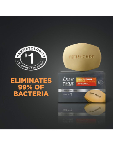 Jabón en Barra Dove Men+Care Skin Defense 106 g - Antibacteriano