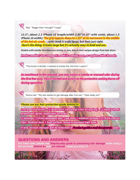 Cepillo Secador de Cabello TWOBARCKER 4 en 1 Iónico 0.56 kg