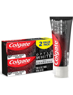 Pasta de Dientes Blanqueadora Colgate Optic White 119g + Cepillo Suave 2