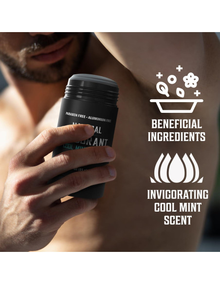 Desodorante Natural Viking Revolution Menta Fresca 85g Sin Aluminio