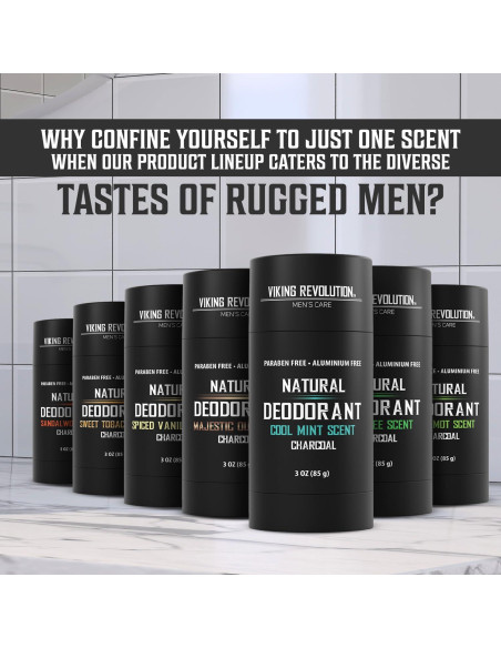 Desodorante Natural Viking Revolution Menta Fresca 85g Sin Aluminio