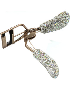 Rizador de Pestañas Bestbling Plata con Rhinestones Brillantes 2