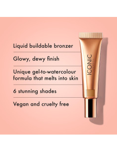 Bronceador Líquido Sheer ICONIC LONDON 12.42 ml Vegano 2