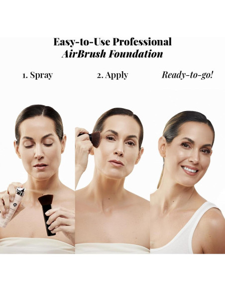 Base de Maquillaje AirBrush Jerome Alexander - Medio Claro, 51g