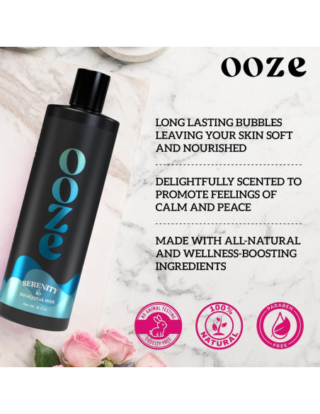 Baño de Burbuja Eucalipto y Menta OOZE 473ml - Relajante
