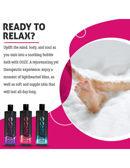 Baño de Burbuja Eucalipto y Menta OOZE 473ml - Relajante