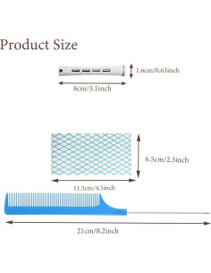 Juego de Rulos de Plástico MOODKEY 48pcs 1.6cm Sin Calor 2