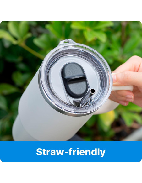 Tapa Reemplazo Bluwing 40oz para Taza Stanley Quencher - 2 Paquete a Prueba de Fugas Tapa Reemplazo Bluwing 40oz para Taza Stanley Quencher - 2 Paquete a Prueba de Fugas