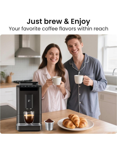 Cápsulas de Café Reutilizables Acero Inoxidable Roogaluckeep - 2 Unidades