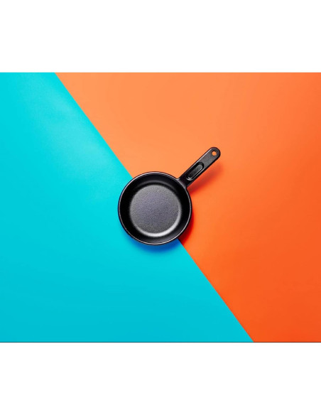 Sartén de Hierro Fundido Lodge Bold 20 cm, Negra, Antiadherente Sartén de Hierro Fundido Lodge Bold 20 cm, Negra, Antiadherente