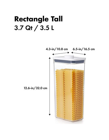 Contenedor Hermético OXO Good Grips 3.5L Rectangular - Juego de 4