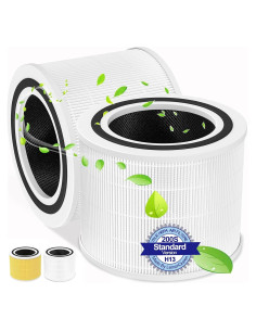 Filtro de Reemplazo 3-en-1 HEPA para Purificador Levoit Core 200S