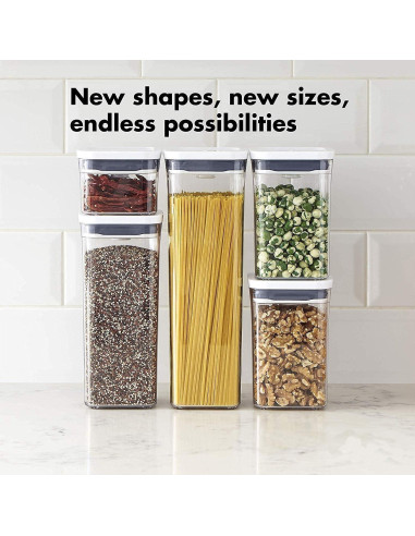 Contenedor Hermético OXO Good Grips 3.5L Rectangular - Juego de 4