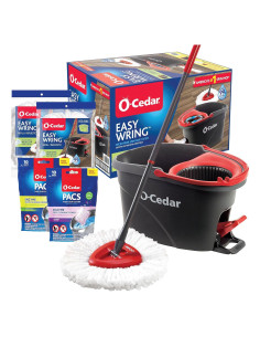 Sistema de limpieza O-Cedar EasyWring con fregona y 2 repuestos