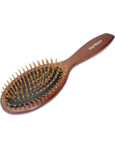 Cepillo de Pelo Ovalado Maji Mama de Madera y Bambú para Todos 2