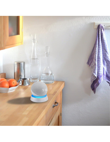 Soporte de Mesa C YECEN para Echo Dot 5ta y 4ta Generación con Guía de Luz