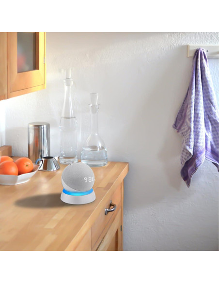 Soporte de Mesa C YECEN para Echo Dot 5ta y 4ta Generación con Guía de Luz