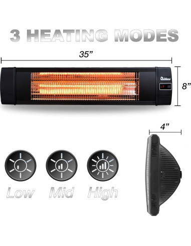 Calentador Infrarrojo Dr Infrared 1500W + Enchufe Inteligente Kasa