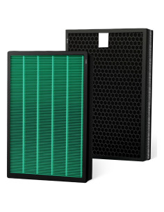 Paquete de 2 Filtros HEPA y Carbón Moguimax 400 para Coway