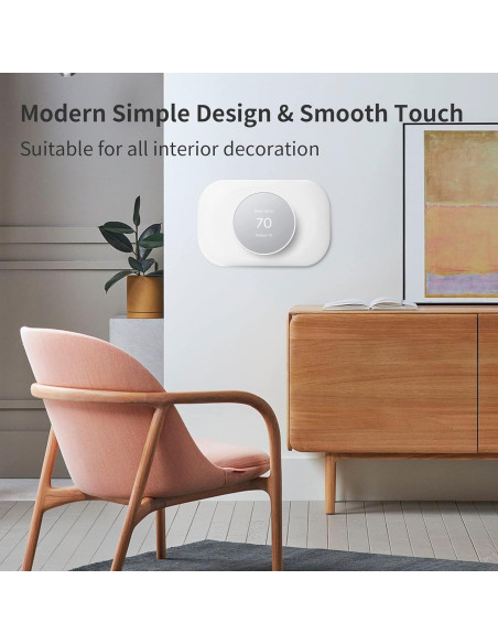 Placa de Pared para Termostato Nest Petrichor GWPC-01 Blanca