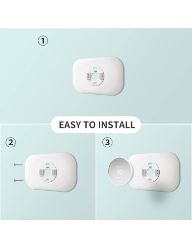 Placa de Pared para Termostato Nest Petrichor GWPC-01 Blanca