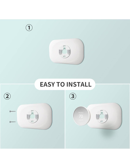 Placa de Pared para Termostato Nest Petrichor GWPC-01 Blanca