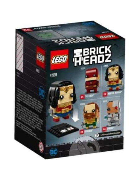 LEGO BrickHeadz Wonder Woman 41599 - Muñeca Construible 138.9g
